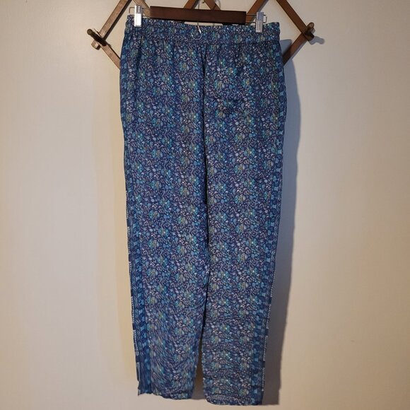 Joie Elastic Waist Drawstring Floral Taper Leg Pants SZ S - Picture 3 of 5